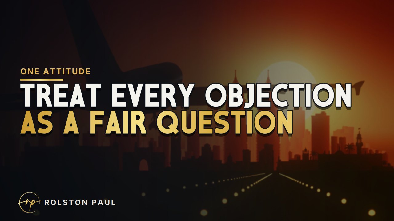 Video still: A hundred objections and one attitude