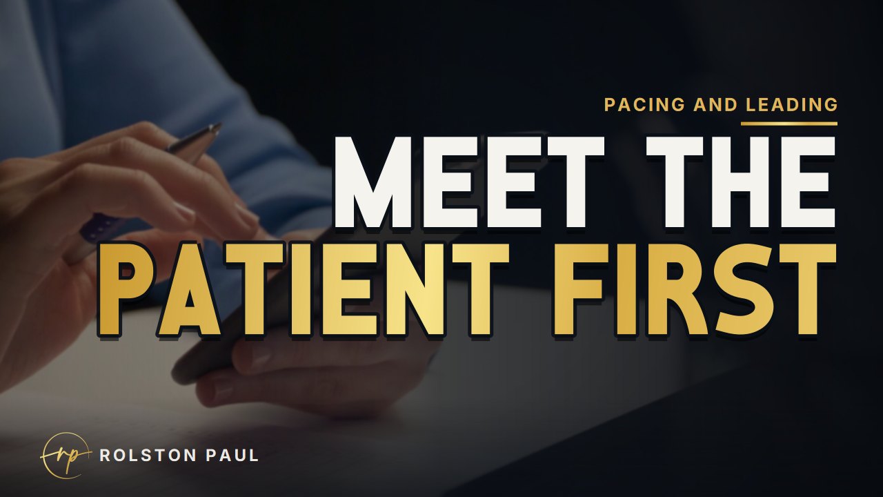 Video still: Pacing and leading in a medical consultation