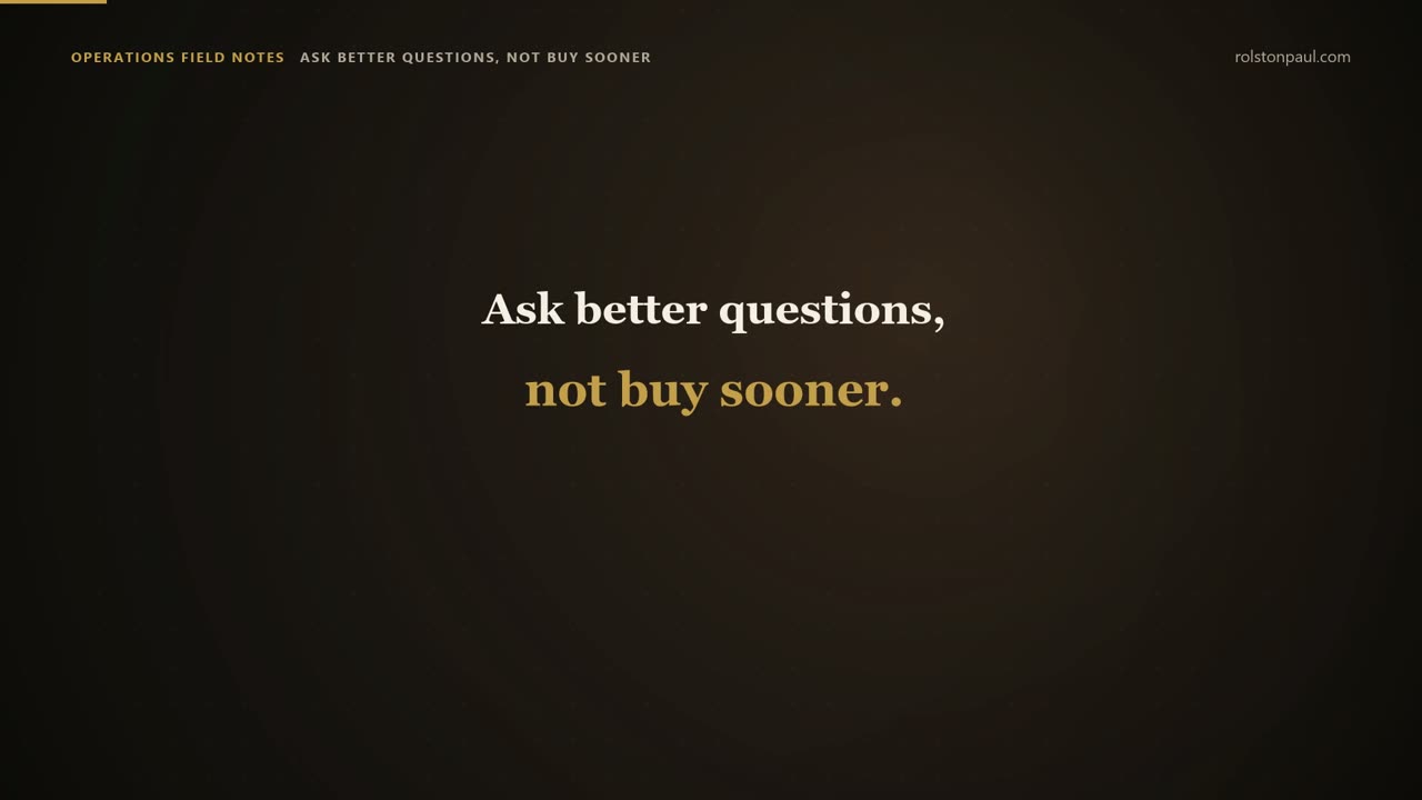 Video still: A second surgical platform makes the business case harder