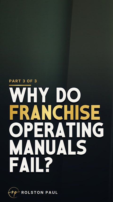Video still: Why do franchise operating manuals fail?