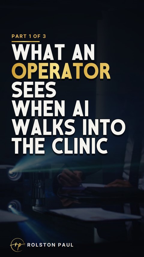 Video still: What an operator sees when AI walks into the clinic